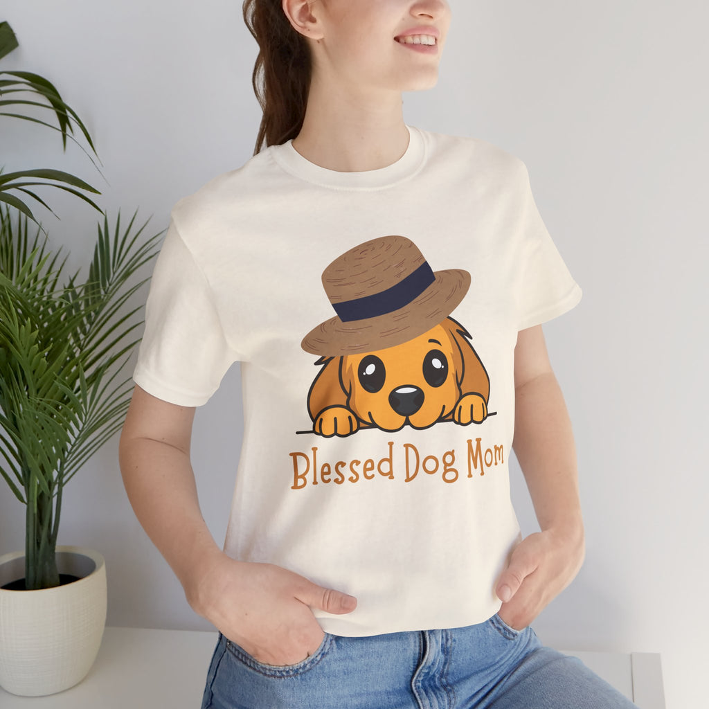 Blessed Dog Mom T-Shirt — Cute Puppy Graphic Tee for Dog Lovers