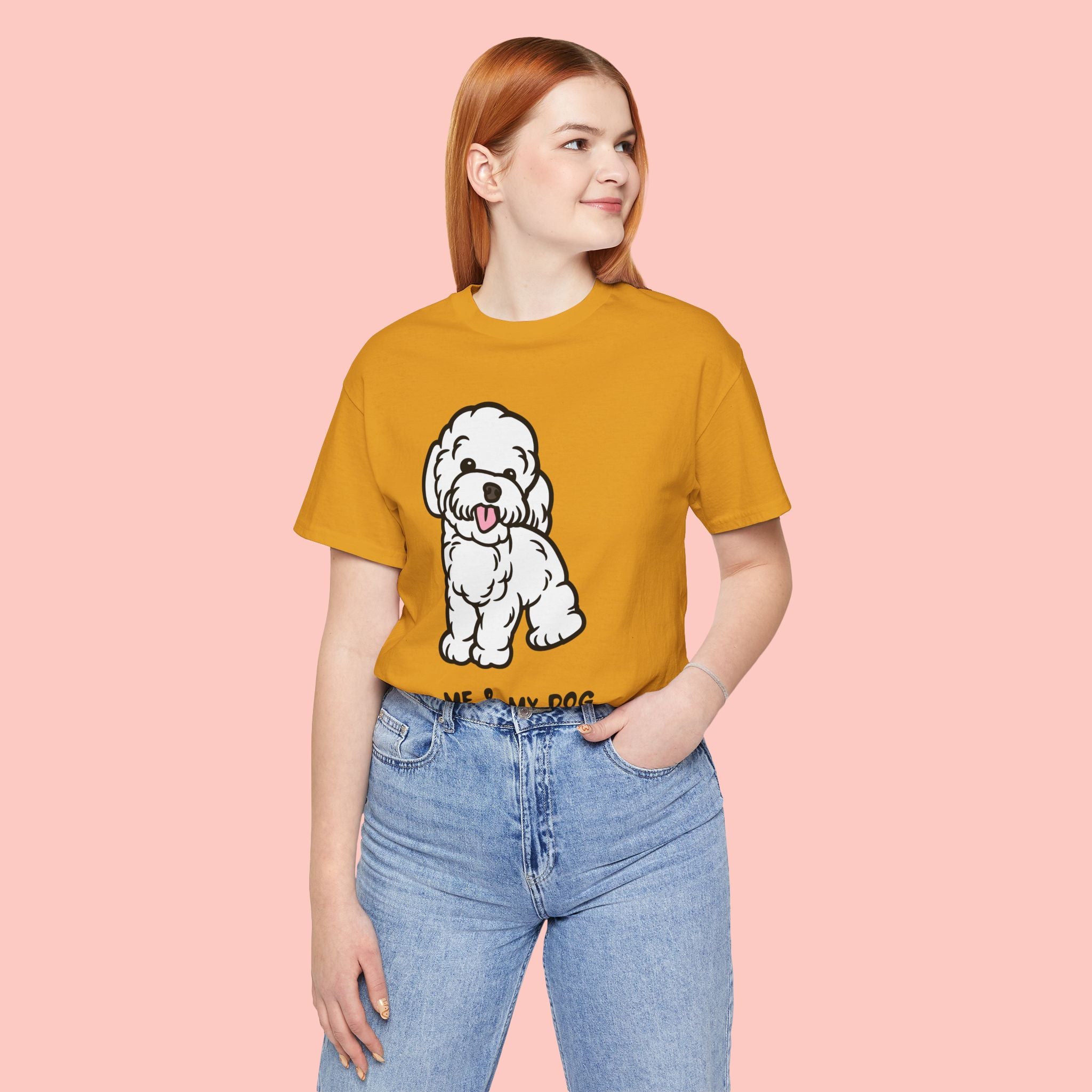 Me & My Dog T-Shirt — Cute Cartoon Puppy Tee for Dog Lovers