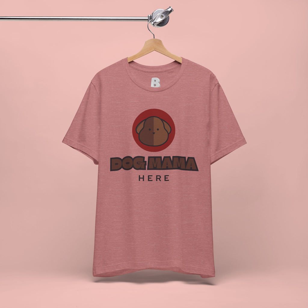 Dog Mama T-Shirt – Cute Brown Pup Graphic Tee