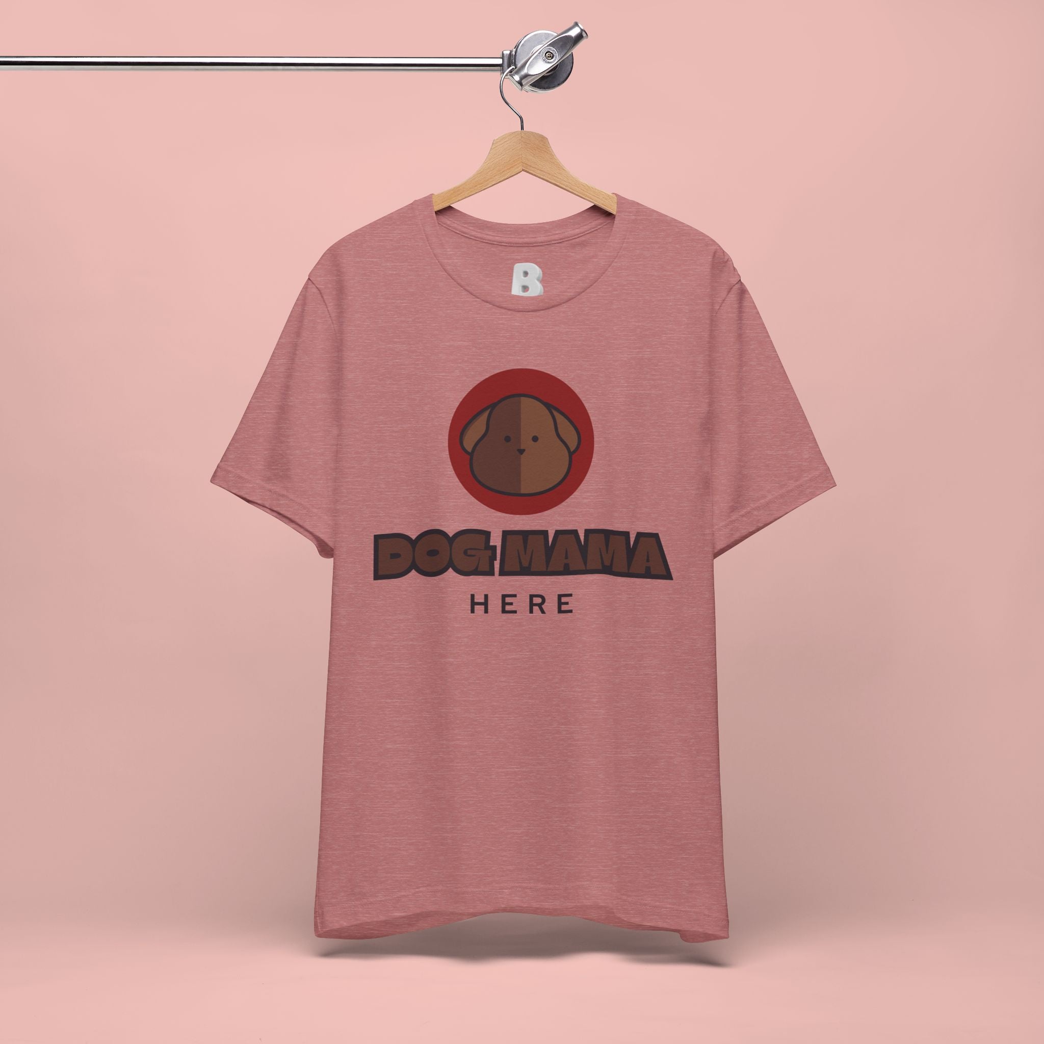Dog Mama T-Shirt – Cute Brown Pup Graphic Tee