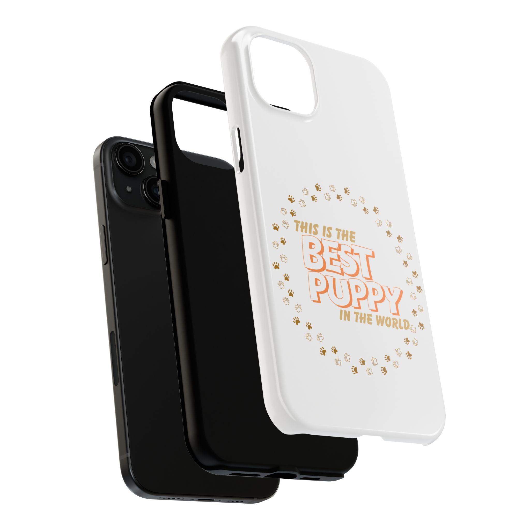 Best Puppy Phone Case — Cute Paw Print Tough Phone Case