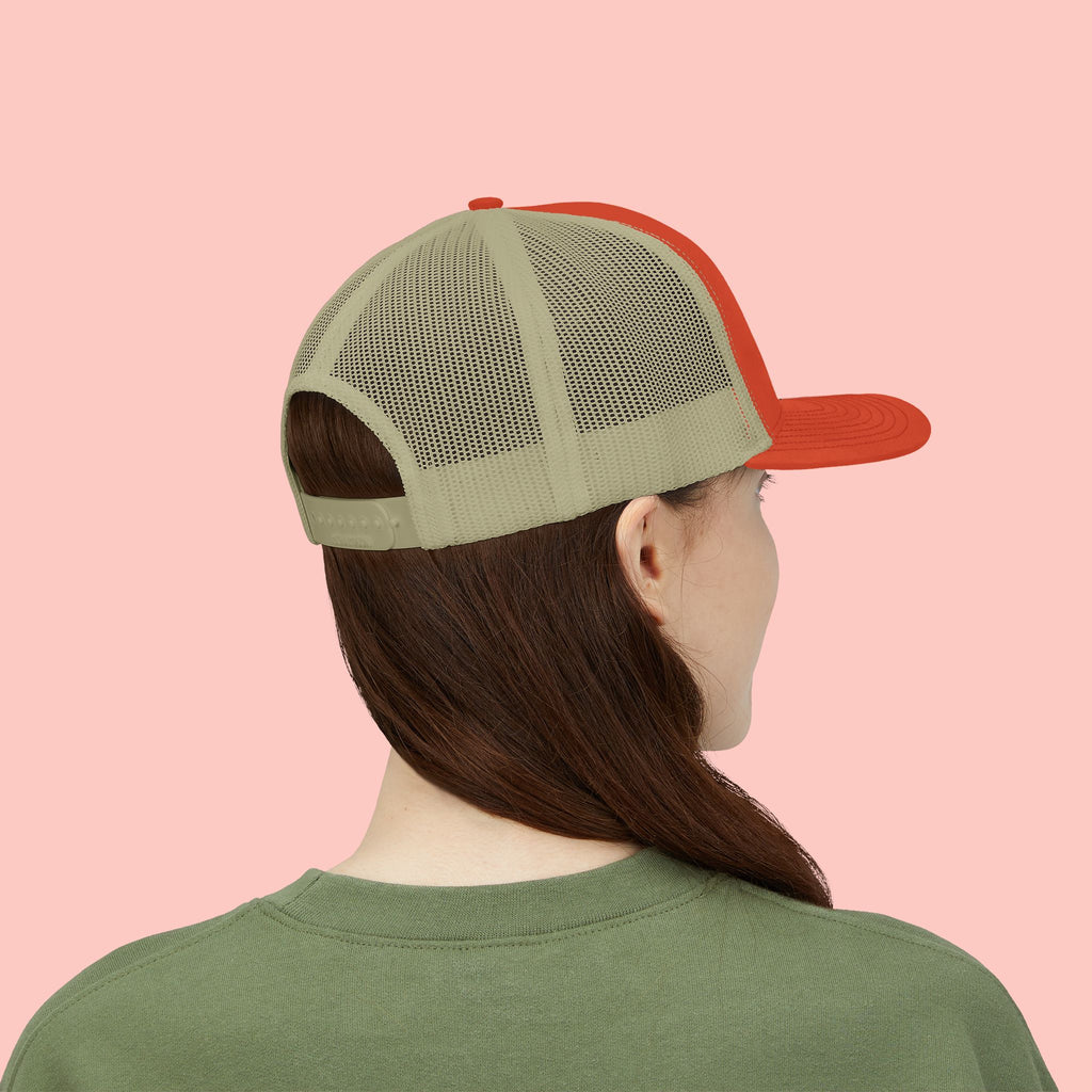 Dog Mom Trucker Cap — Rhinestone Lettering Snapback Hat