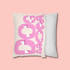 Spun Polyester Square Pillowcase
