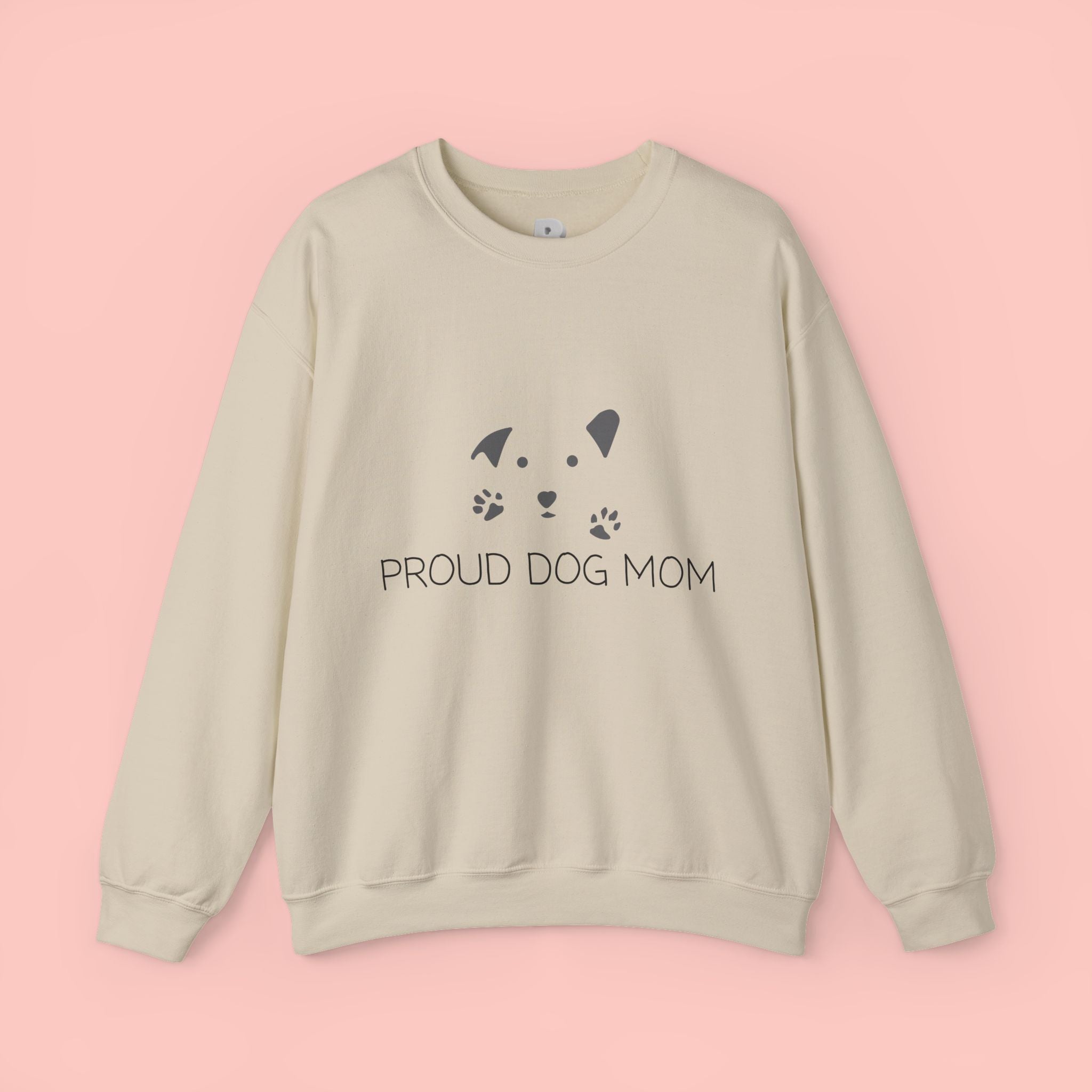 Proud Dog Mom Crewneck Sweatshirt