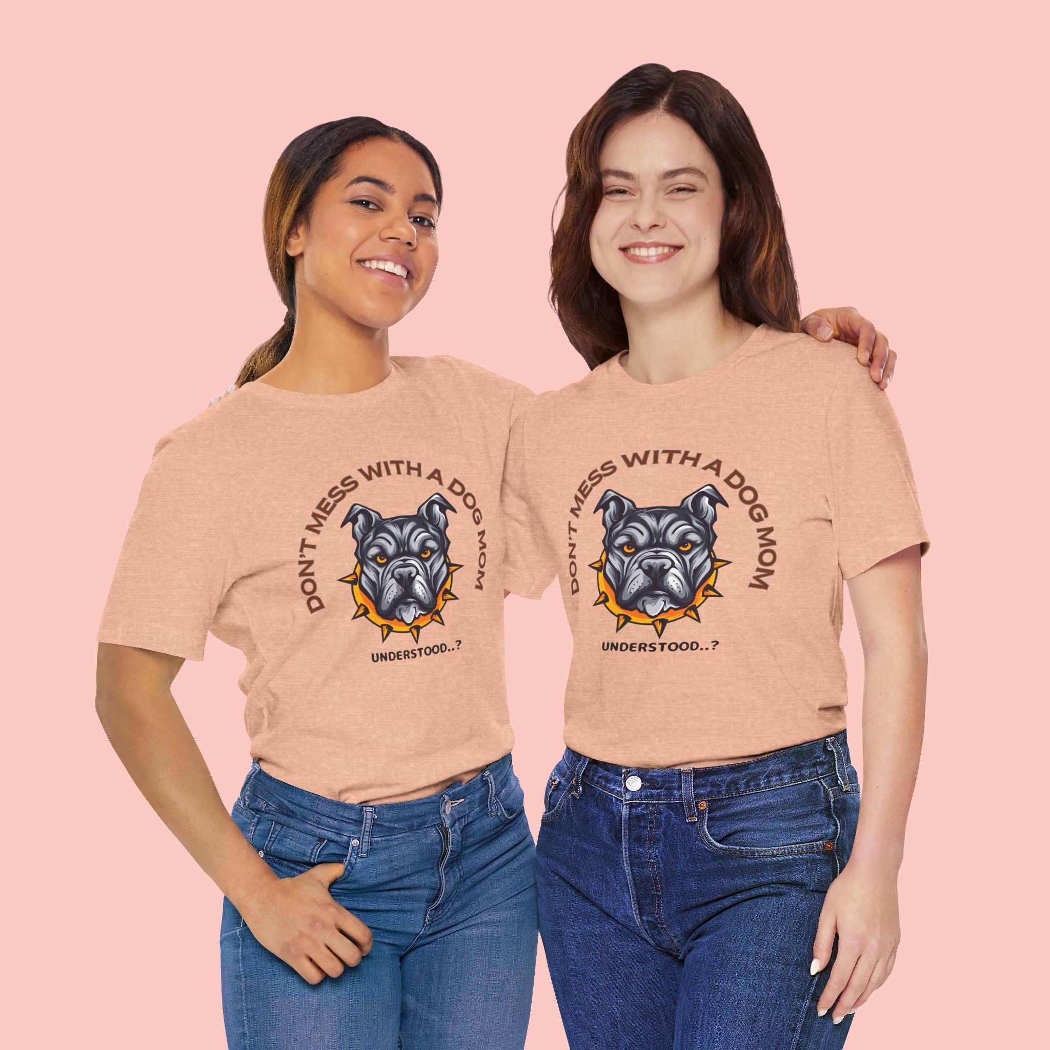 Dog Mom Tee — “Don't Mess With a Dog Mom” Graphic T‑Shirt