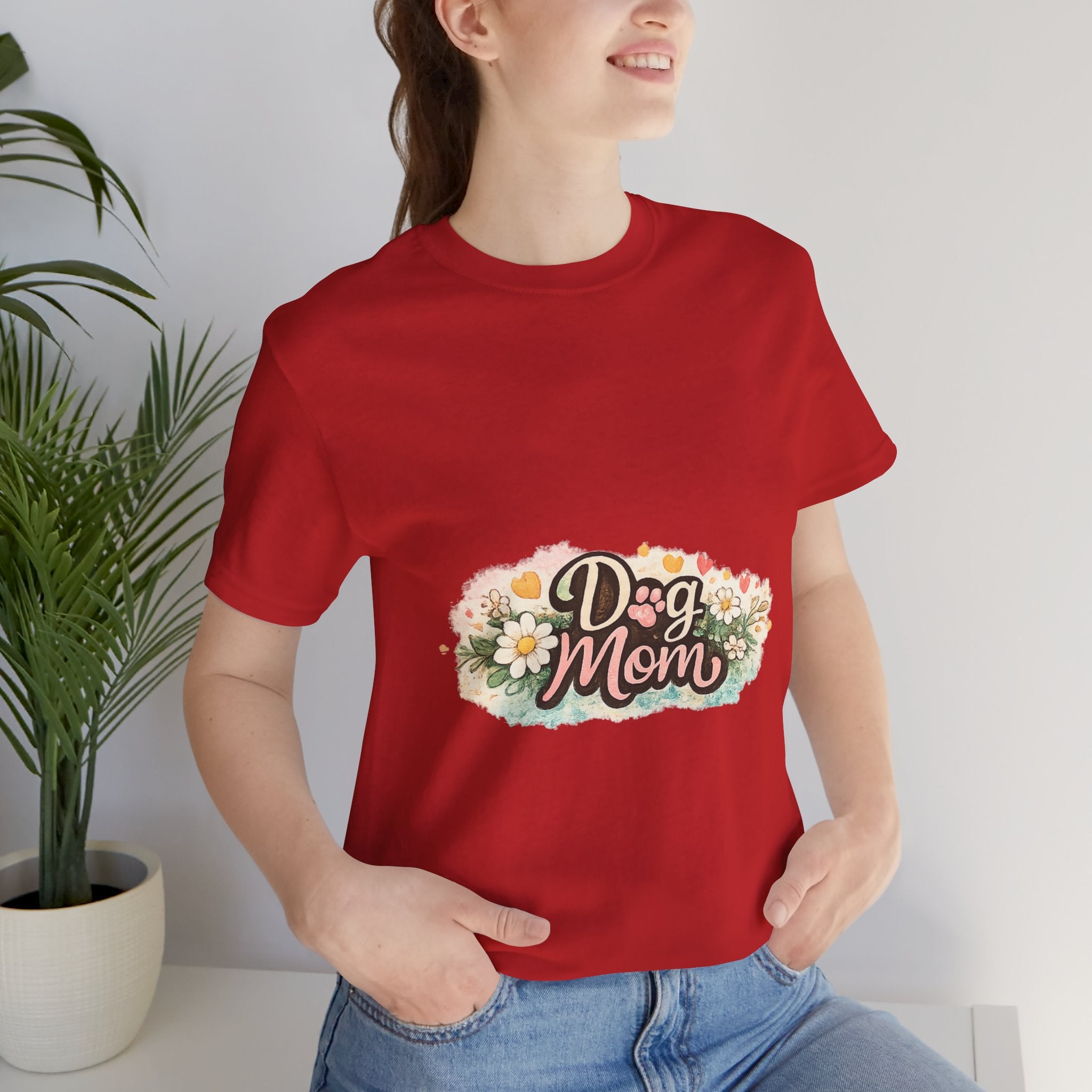 Dog Mom Floral Tee