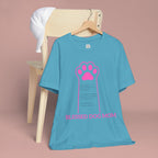 Blessed Dog Mom T-Shirt — Pink Paw Graphic Tee