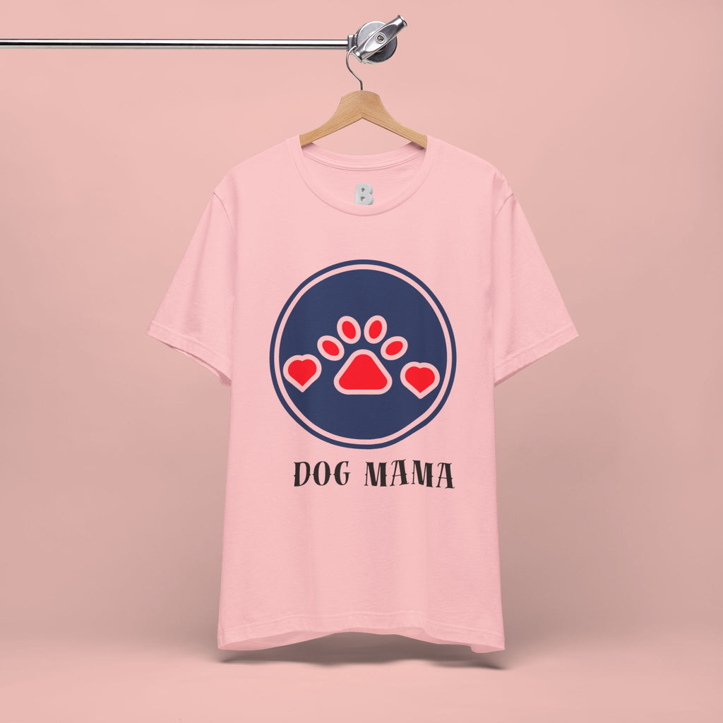 Dog Mama T-Shirt — Cute Paw & Heart Graphic Tee for Dog Lovers