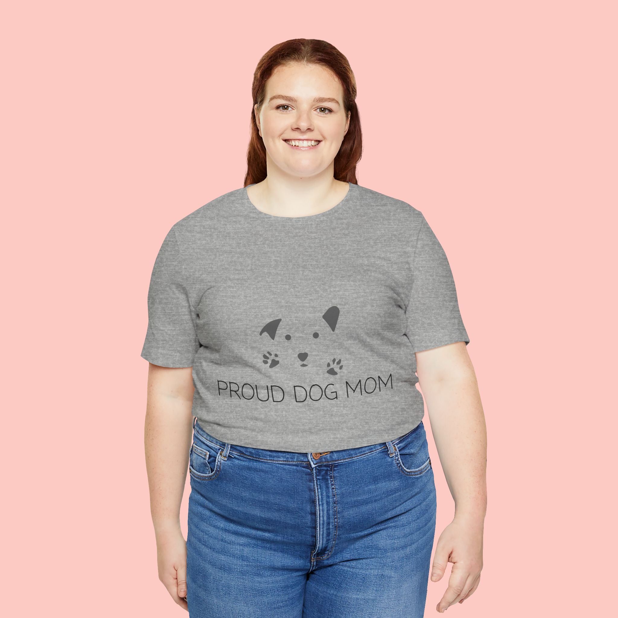 Proud Dog Mom T-Shirt — Cute Paw Print Dog Mom Tee