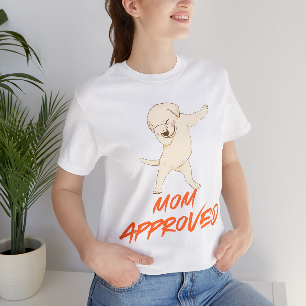 Mom Approved Tee — Dab Dog Graphic T‑Shirt