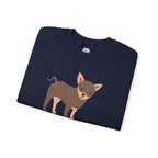Dog Lover Crewneck Sweatshirt – 'My Dog My Love' Cute Chihuahua Graphic