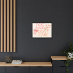 Dog Hair Don’t Care Framed Canvas Print