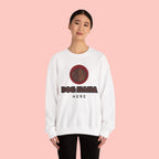 Dog Mama Crewneck Sweatshirt – Cute Brown Pup Graphic ‘Dog Mama’ Design