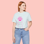Blessed Dog Mom T-Shirt — Pink Paw Graphic Tee