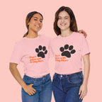 Don’t Mess With A Dog Mom T-Shirt — Paw Print Tee for Dog Lovers