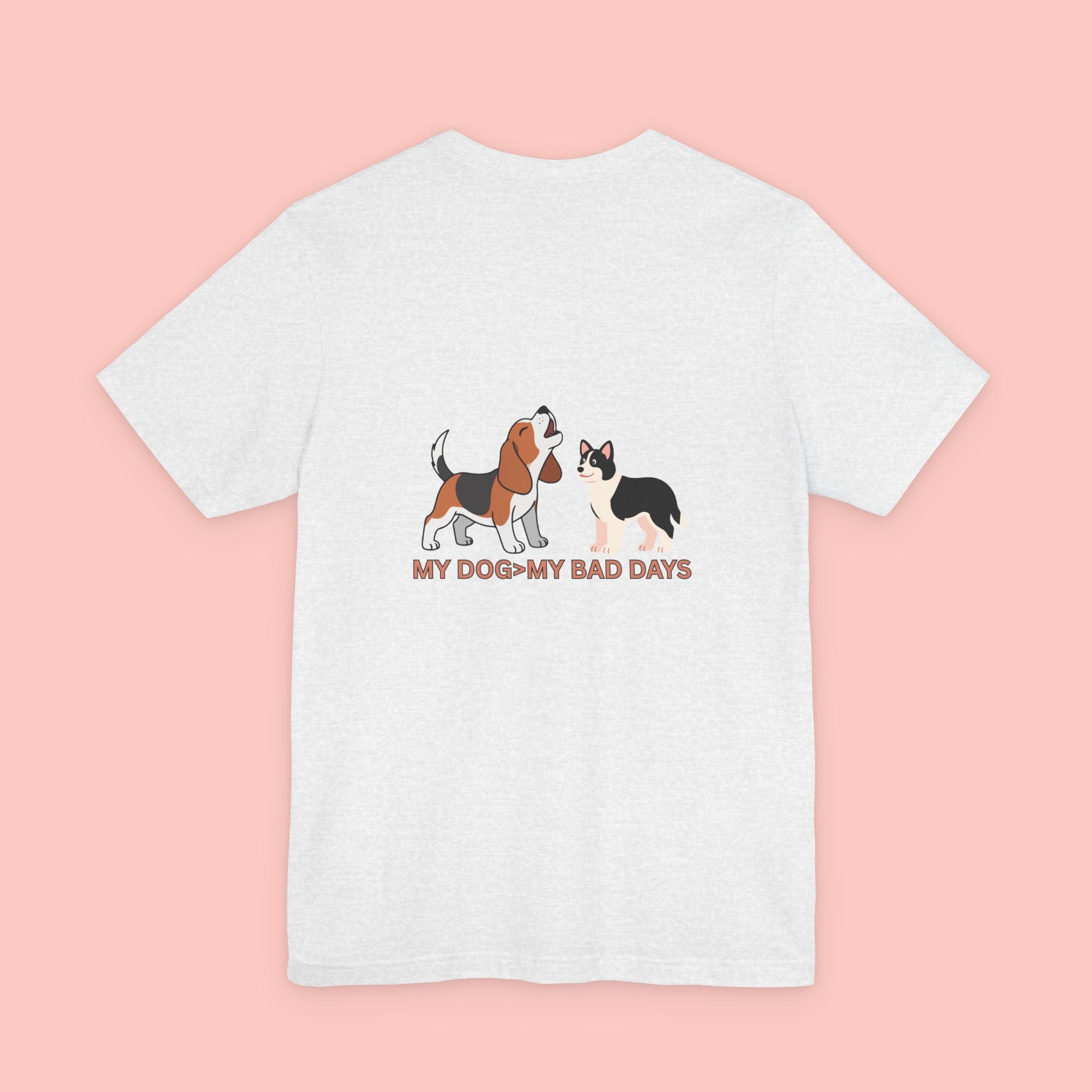 My Dog, My Bad Days T-Shirt — Cute Beagle & Husky Rescue Tee for Dog Lovers