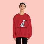 Are You Dog Mom? Cute Dalmatian Crewneck Sweatshirt for Dog Lovers