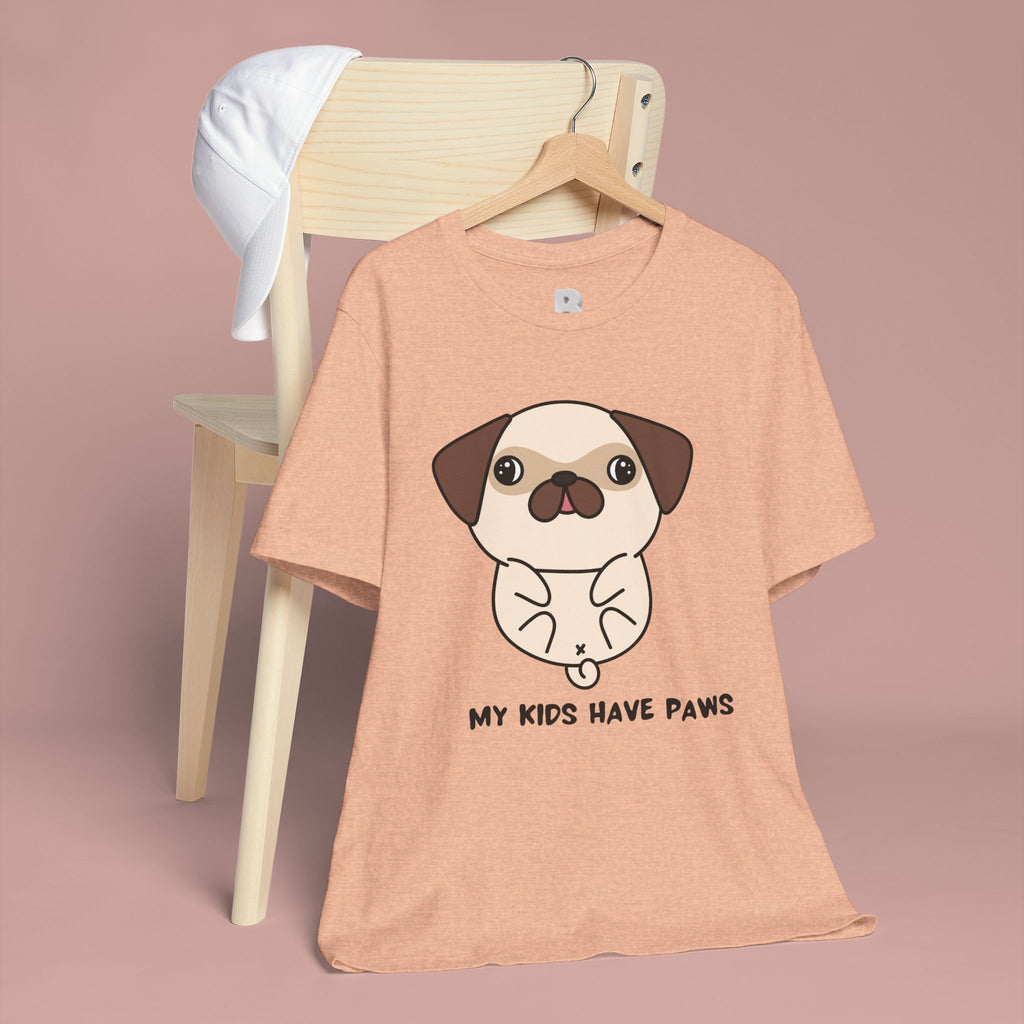 Pug 'My Kids Have Paws' T-Shirt