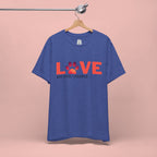 Dog Lover Tee - "LOVE My Dog > People" Paw Print Graphic T-Shirt