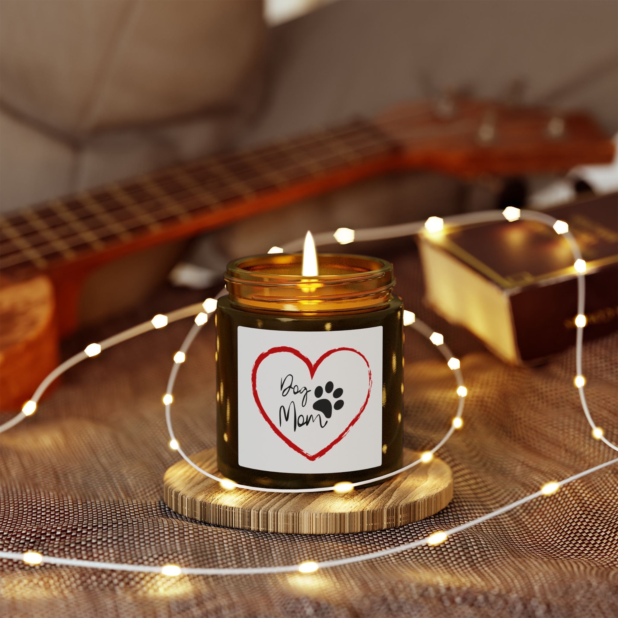 Dog Mom Soy Candle — Coconut Apricot Wax (4oz & 9oz)