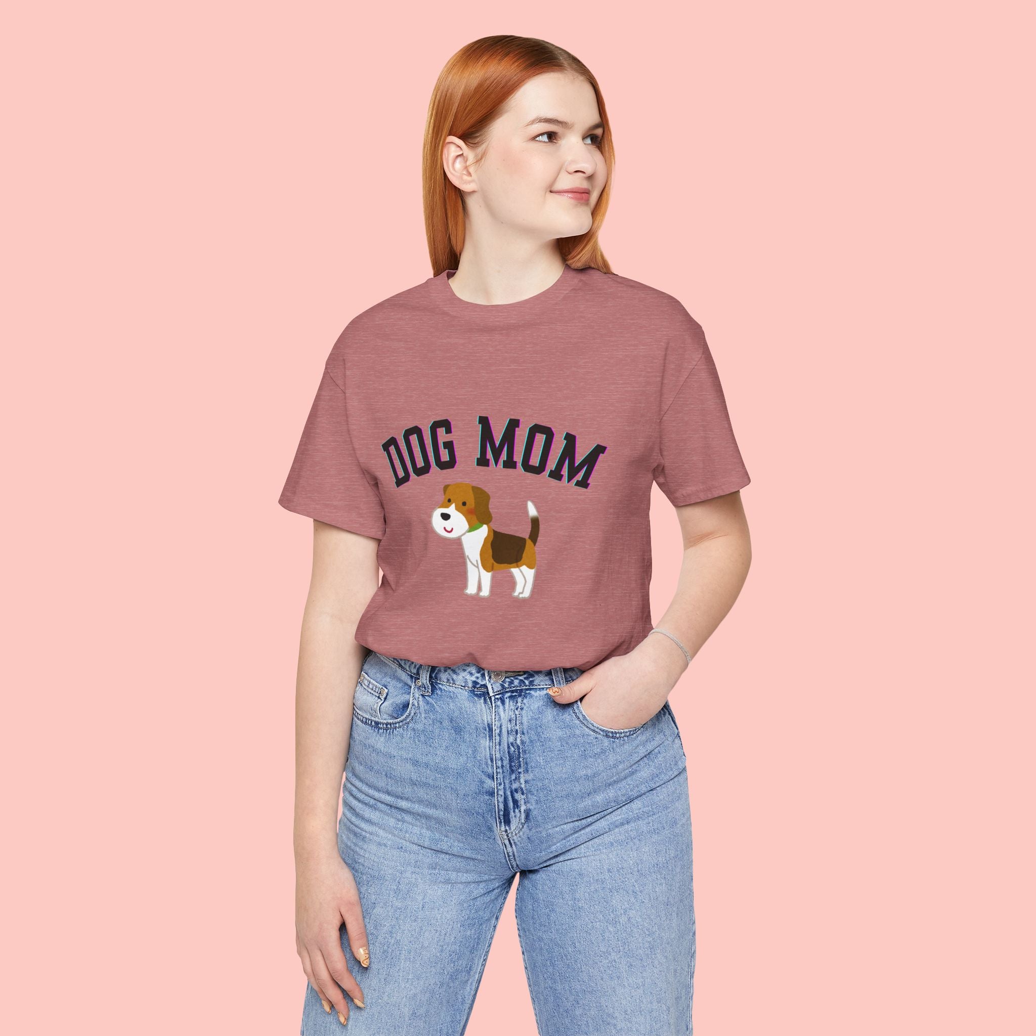 Dog Mom T-Shirt — Cute Beagle Graphic Tee for Dog Lovers