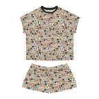 Women's Dog Paw & Bones Pajama Set — 'Woof' Short Sleepwear