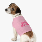 Mama's Girl Pet Tank Top — Pink Heart & Paw Dog Shirt