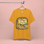 A Dog Is Family T-Shirt - Vintage Pet Lover Tee
