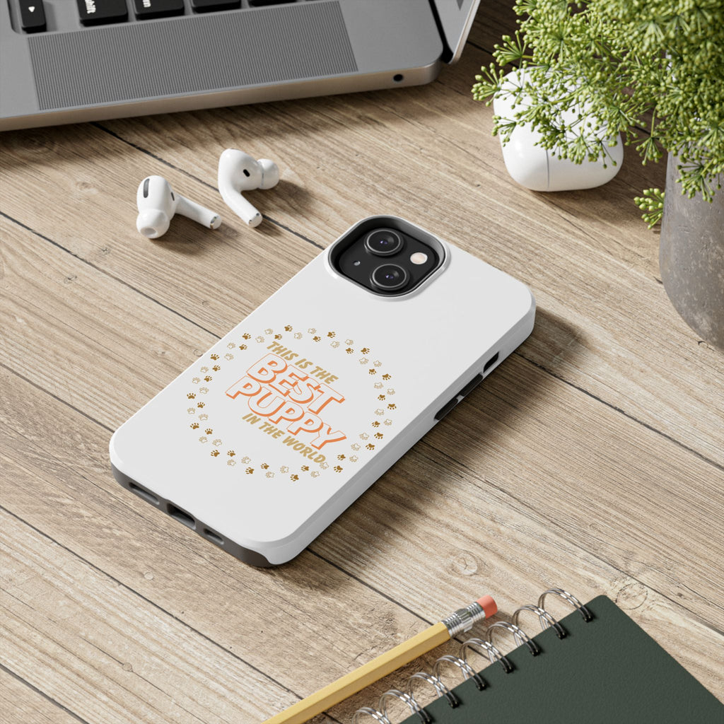 Best Puppy Phone Case — Cute Paw Print Tough Phone Case
