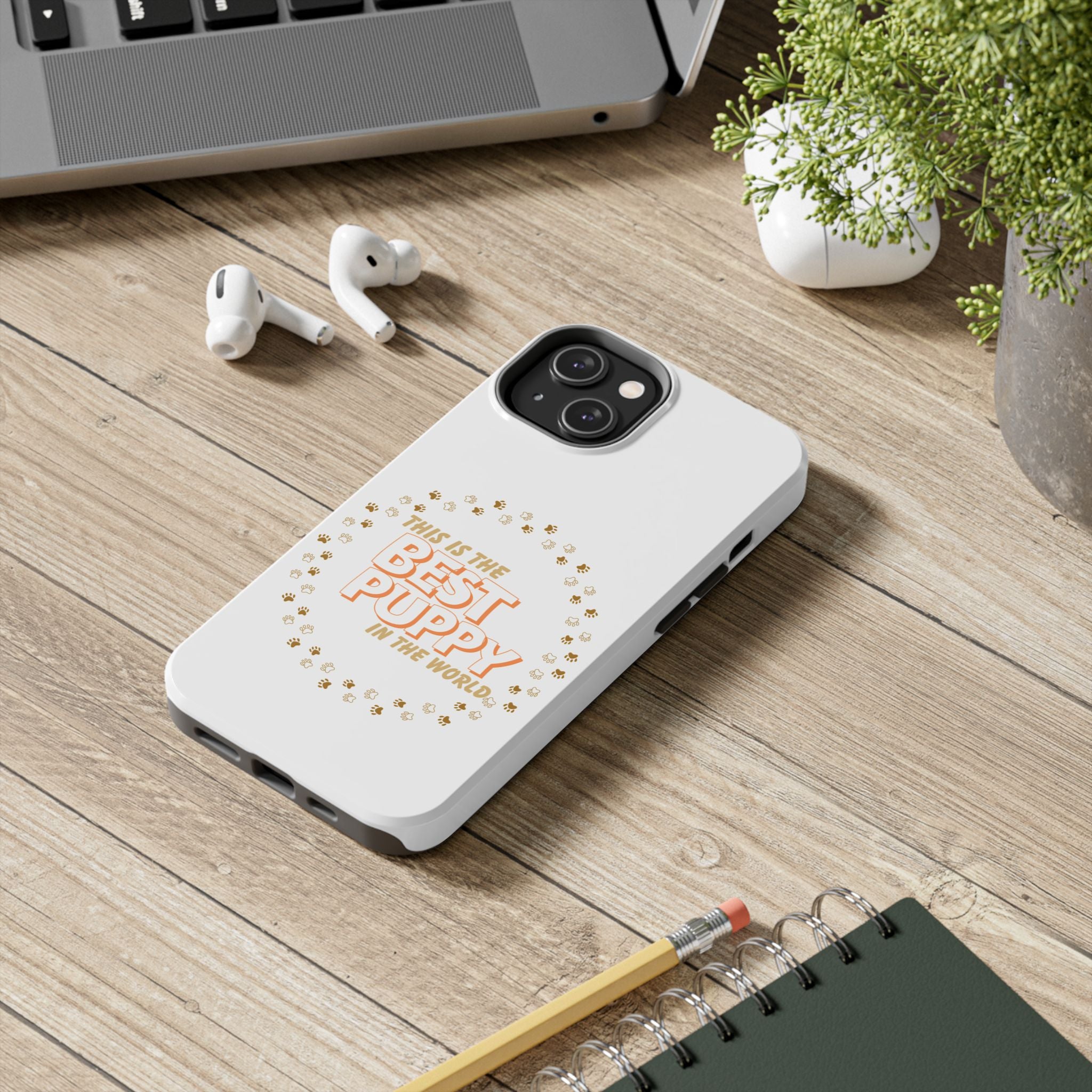 Best Puppy Phone Case — Cute Paw Print Tough Phone Case