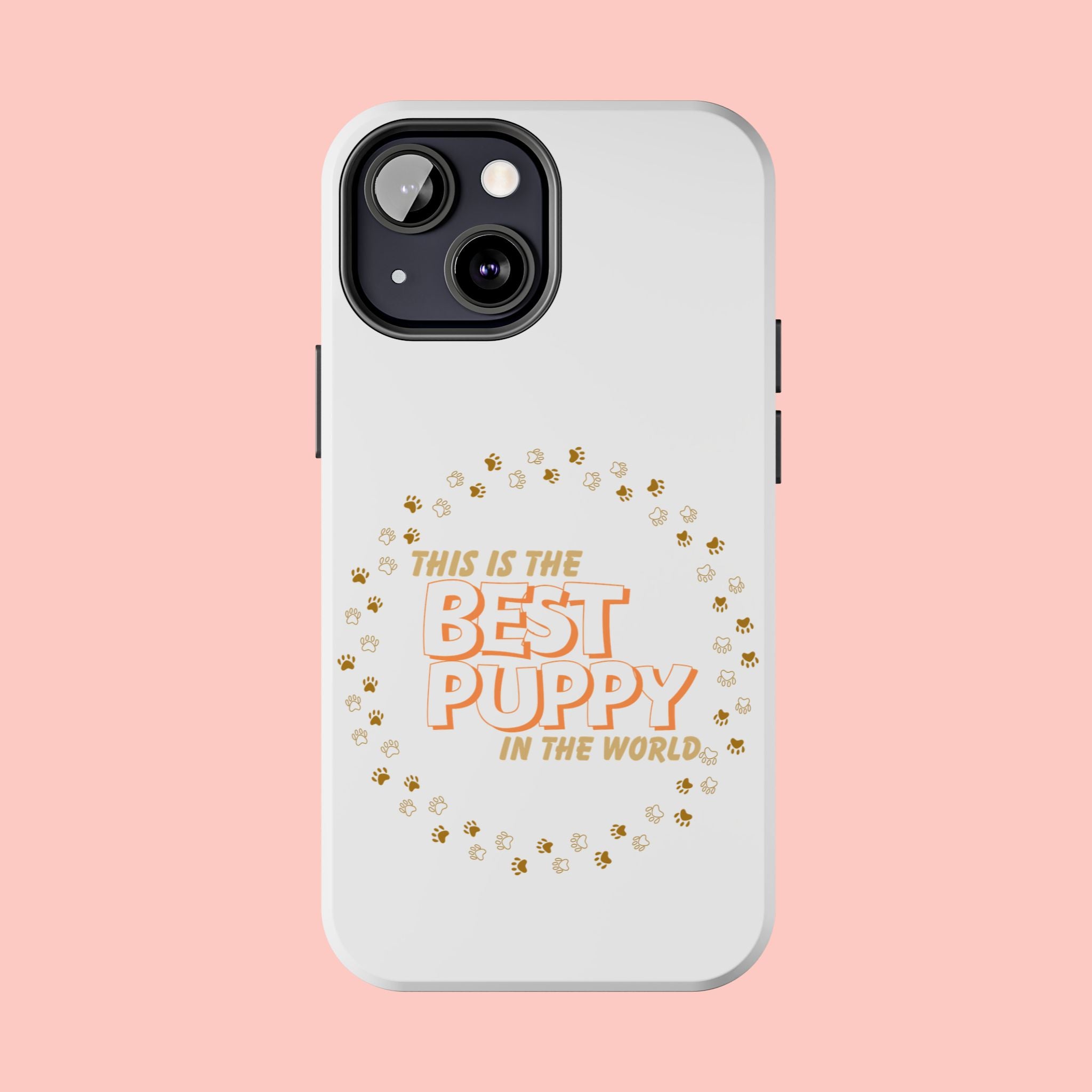 Best Puppy Phone Case — Cute Paw Print Tough Phone Case