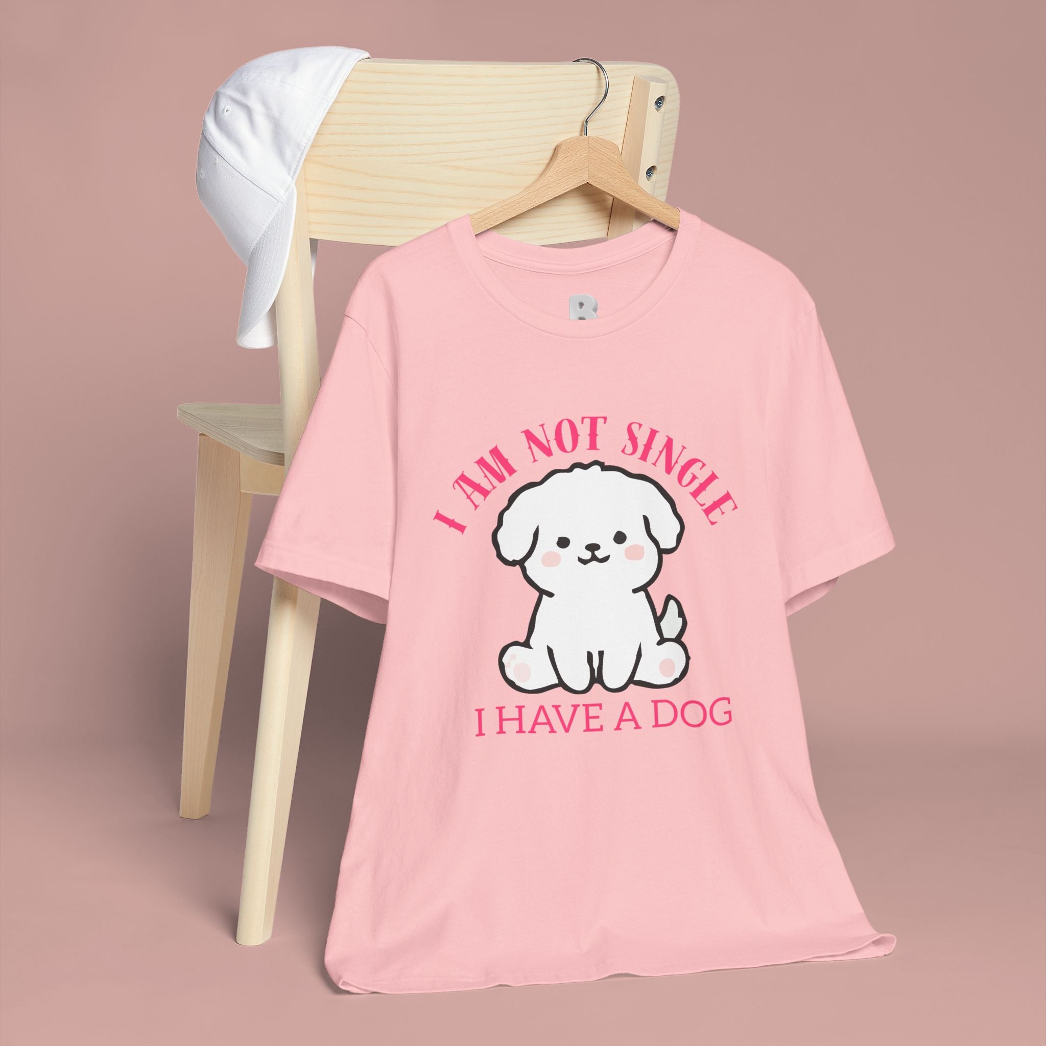 Dog Lover T-Shirt — “I Am Not Single I Have a Dog” Cute Puppy Tee