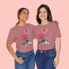 Kiss Your Dog T-Shirt — Cute Corgi with Heart Balloon Pet Lover Tee