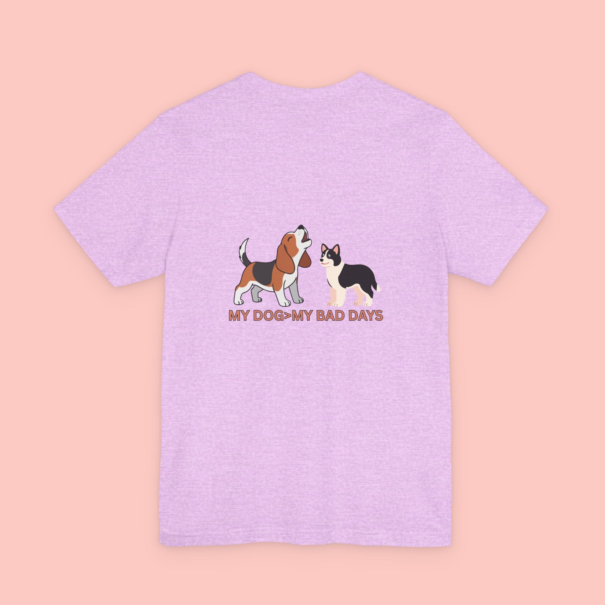 My Dog, My Bad Days T-Shirt — Cute Beagle & Husky Rescue Tee for Dog Lovers