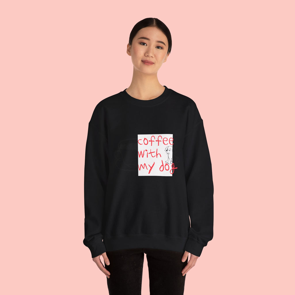 Coffee With My Dog Crewneck Sweatshirt