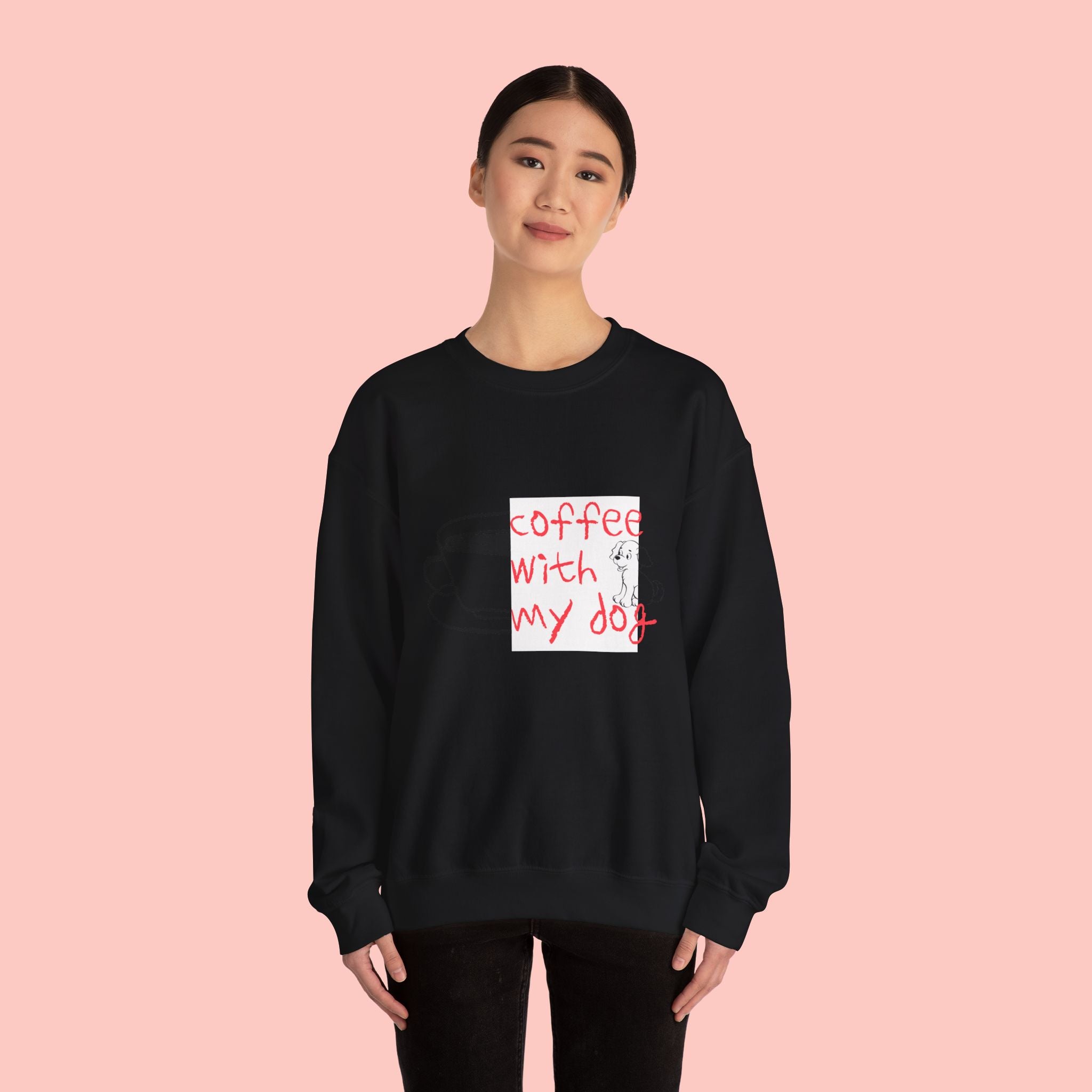 Coffee With My Dog Crewneck Sweatshirt
