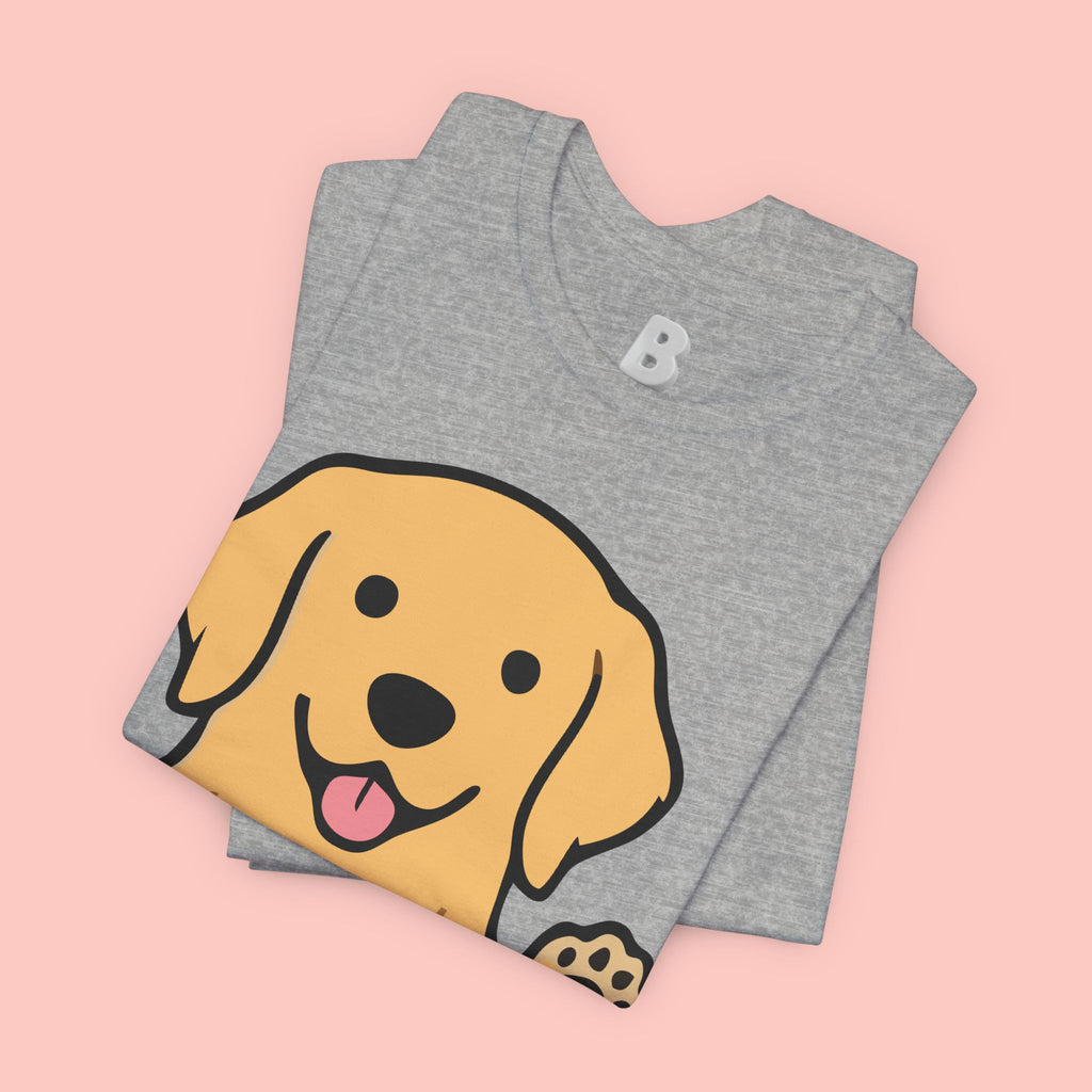 Love Your Dog Tee — Cute Golden Retriever Graphic T-Shirt