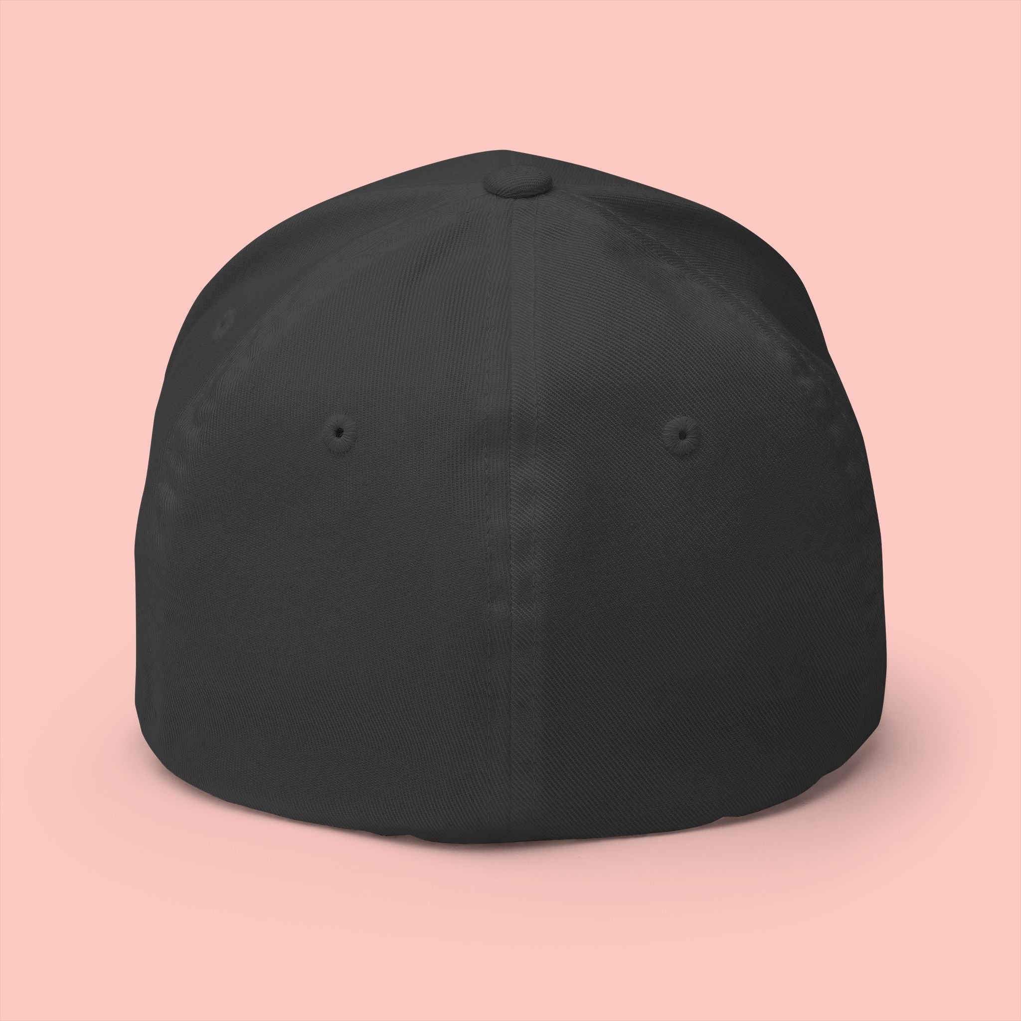 Dog Mom Embroidered Cap – White Structured Baseball Hat