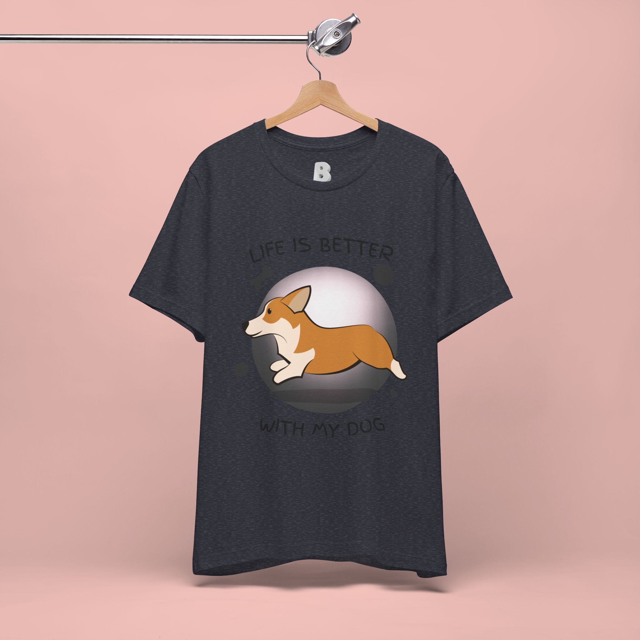 Life Is Better With My Dog Corgi T-Shirt
