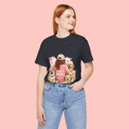 Dog Mom T-Shirt - Cute Woman with Dogs Graphic Tee