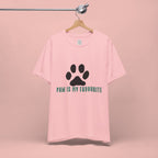 Paw Is My Favourite T‑Shirt — Dog Lover Paw Print Tee