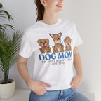 Dog Mom Tee — "Dog Mom: It Is Not A Hobby, It Is A Lifestyle" Cute Puppy Graphic T‑Shirt