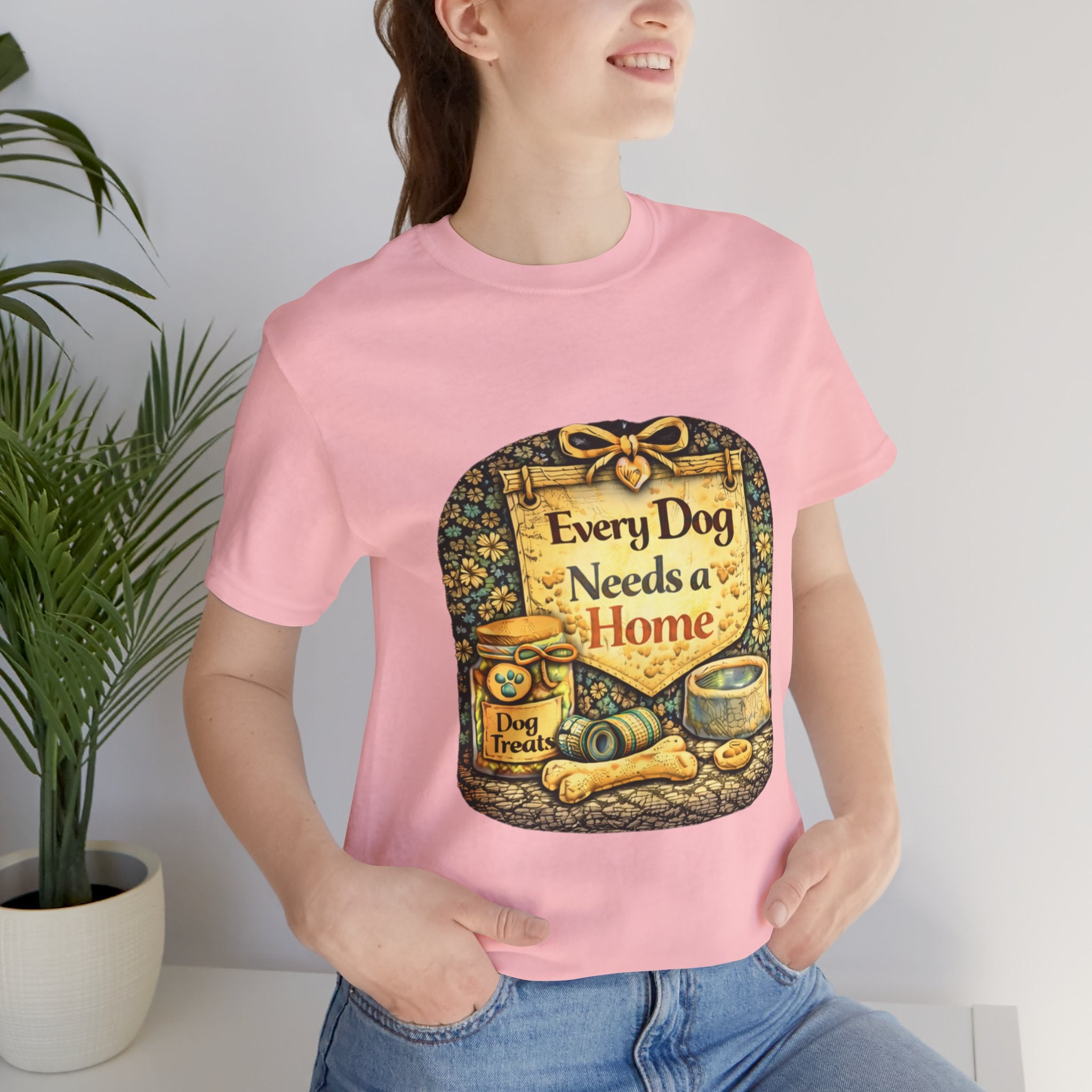 Dog Rescue Tee — "Every Dog Needs a Home" Shelter Support T-Shirt