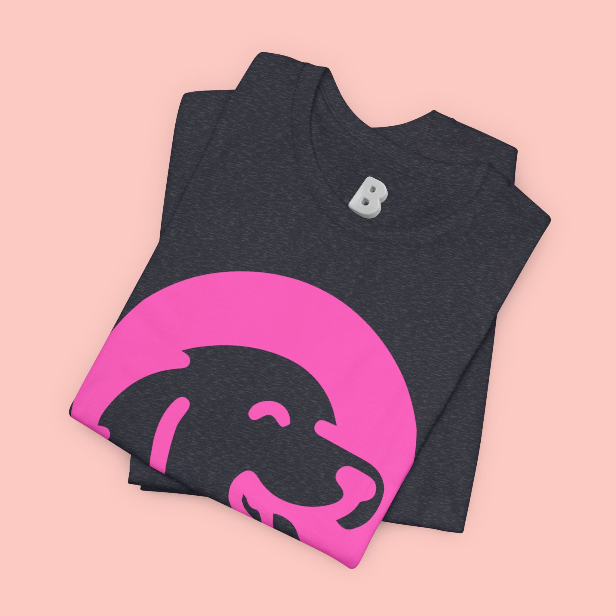 All Smiles Mom's Rules T-Shirt — Cute Pink Dog Graphic Tee for Moms & Pet Lovers