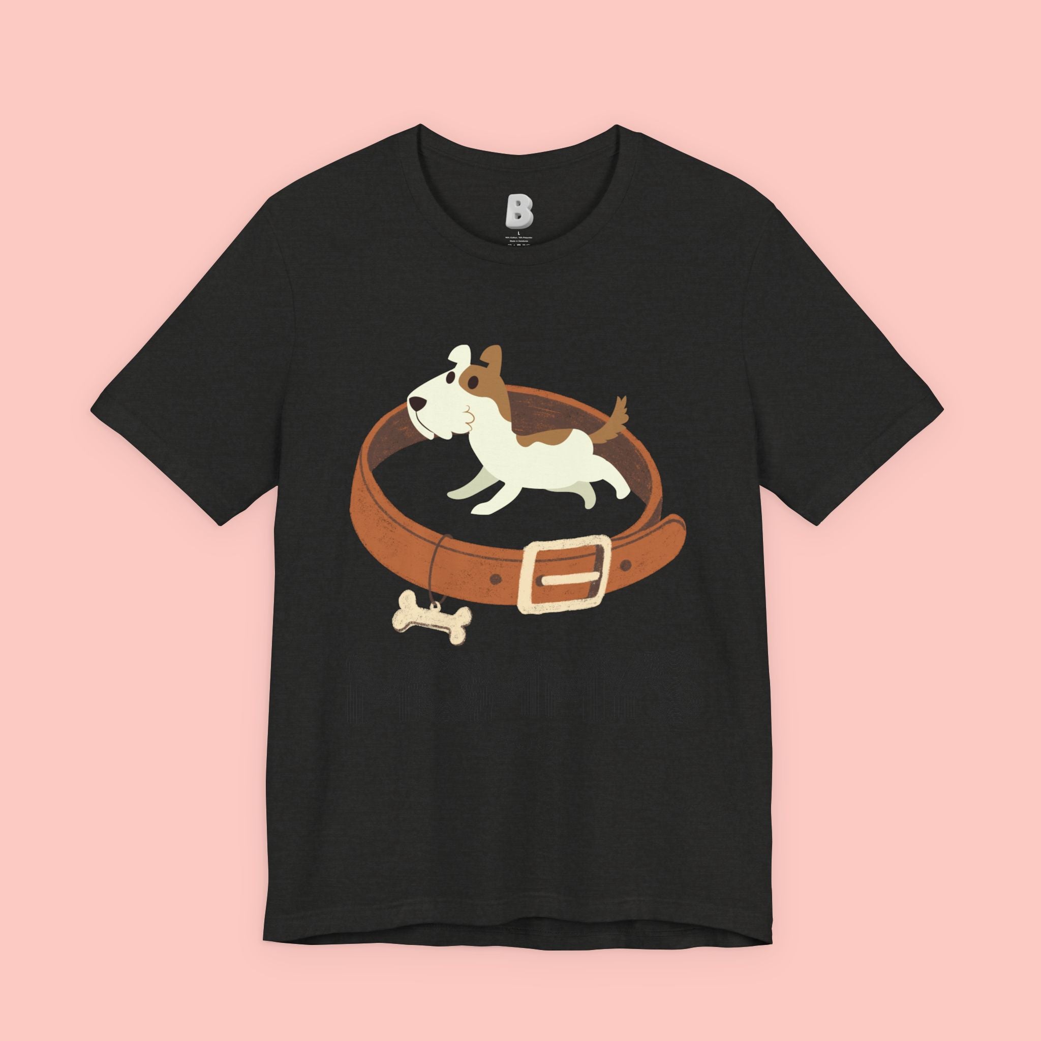 Mommy's Dog T-Shirt – Cute Puppy & Collar Graphic Tee for Dog Moms