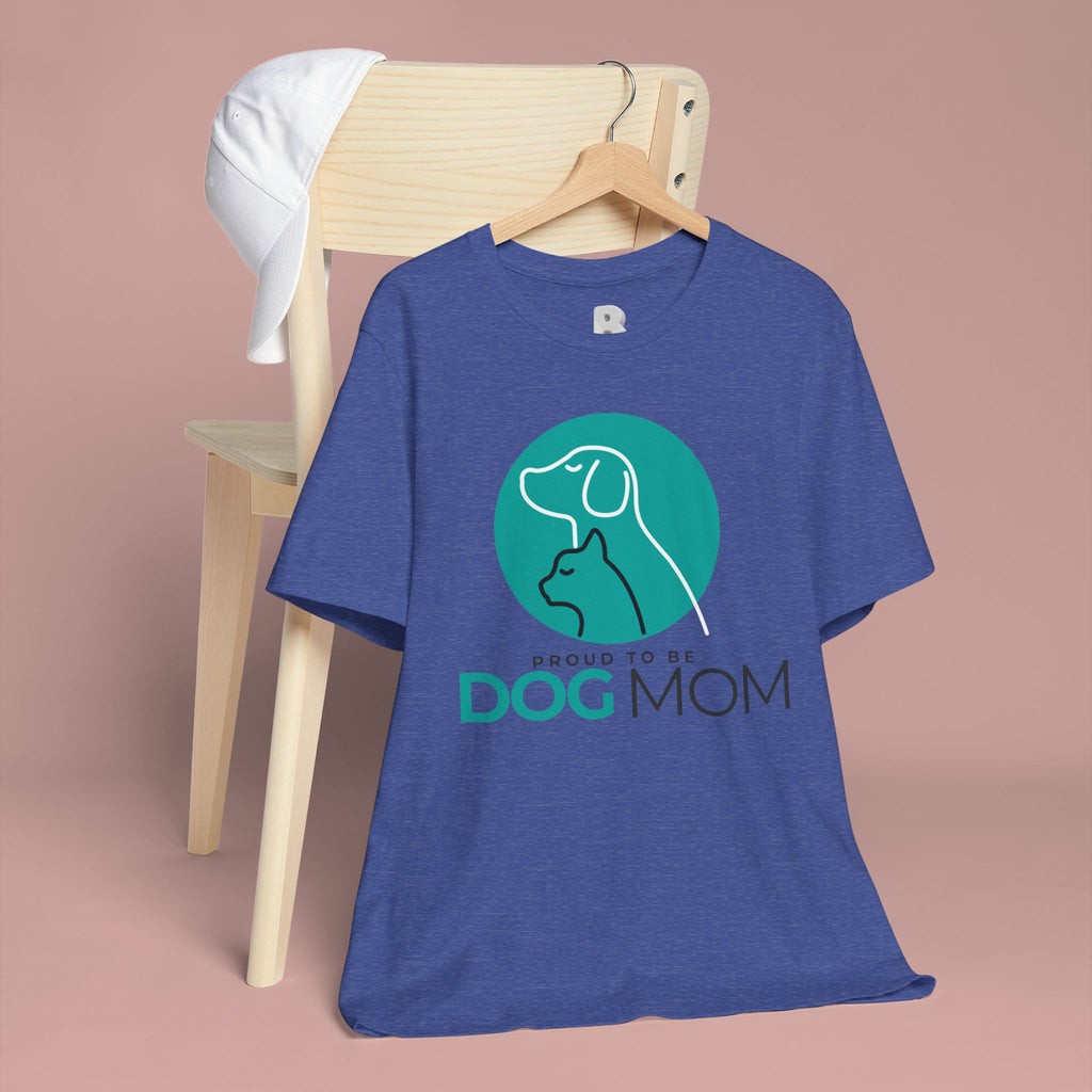 Dog Mom T-Shirt – "Proud to Be Dog Mom" Graphic Tee