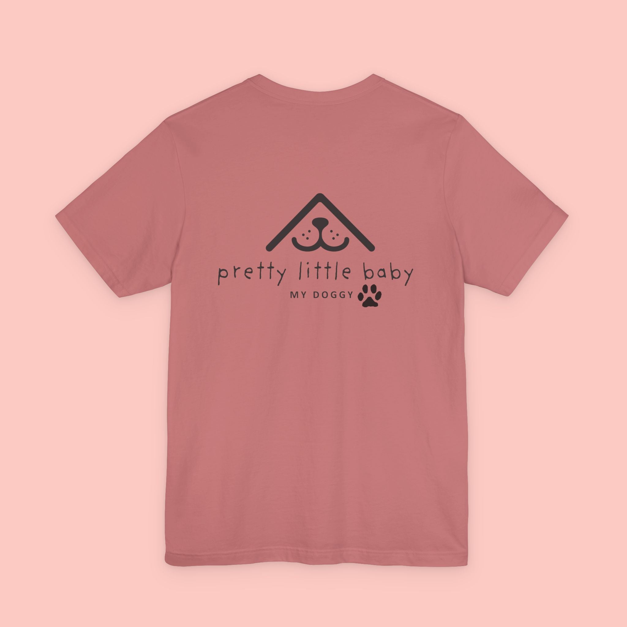 Pretty Little Baby Dog Tee - Cute Paw Print Pet Parent T-Shirt