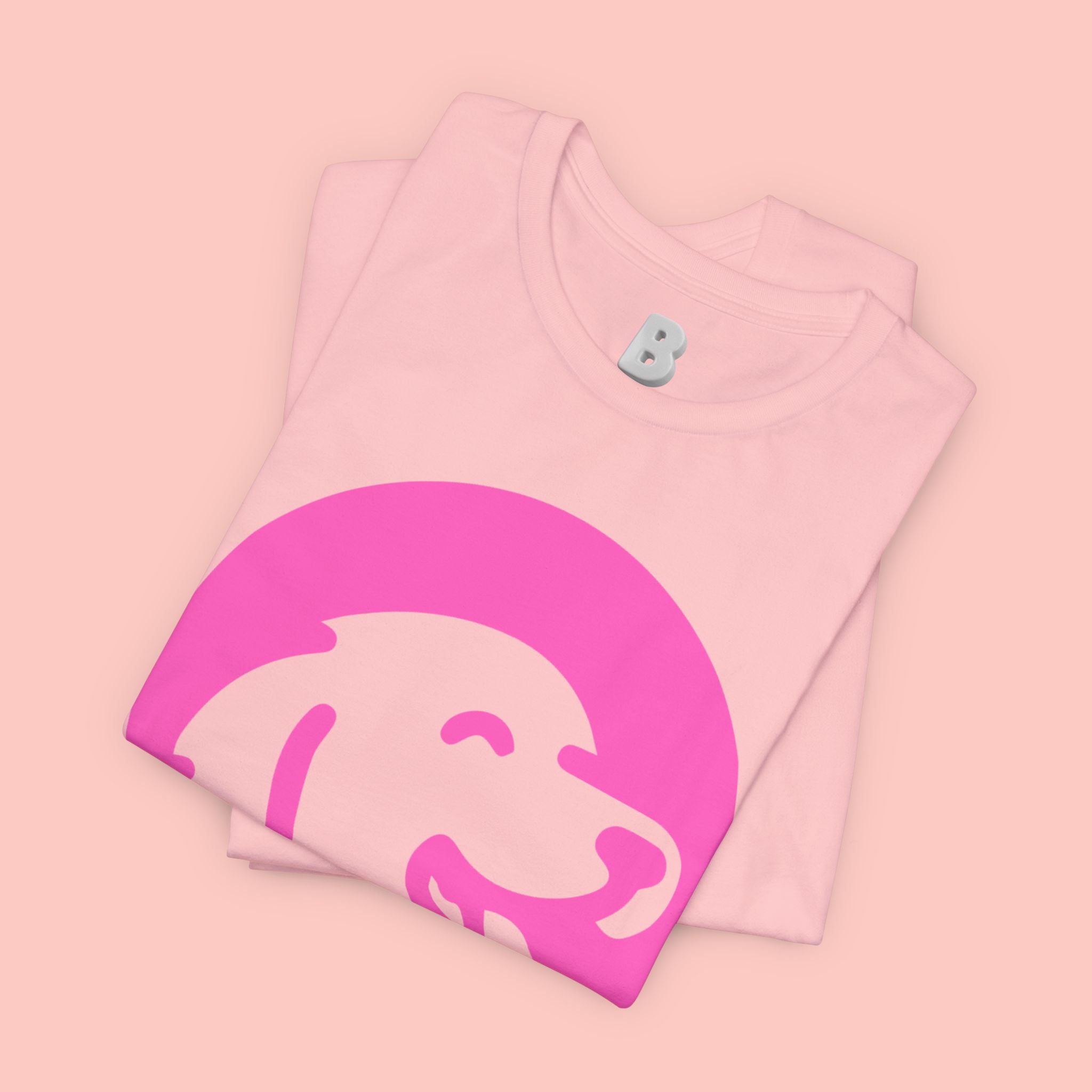 All Smiles Mom's Rules T-Shirt — Cute Pink Dog Graphic Tee for Moms & Pet Lovers