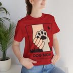 Dog Mom T-Shirt — "Love Your Dog Like a Mom" Paw Print Graphic