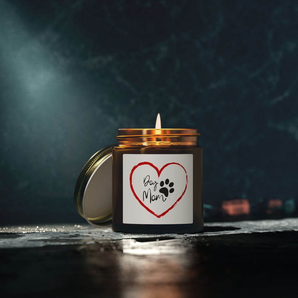 Dog Mom Soy Candle — Coconut Apricot Wax (4oz & 9oz)